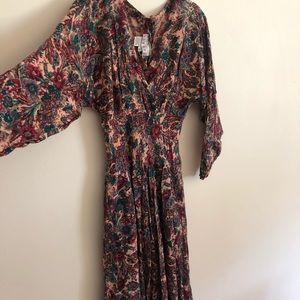 American vintage ann tjian for kenar floral dress